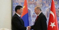 Başkan Erdoğan'ın ikili görüşmeleri sürüyor! Moğolistan Cumhurbaşkanı Khurelsukh ile bir araya geldi.
