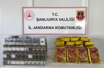Sanliurfa'da Gümrük Kaçagi Sigara Ve Çay Ele Geçirildi