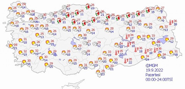Meteoroloji açıkladı: Hafta sonuna dikkat