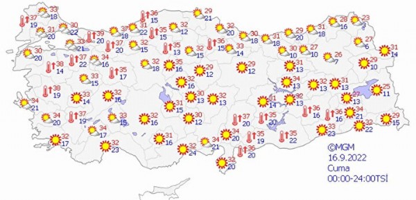 Meteoroloji açıkladı: Hafta sonuna dikkat