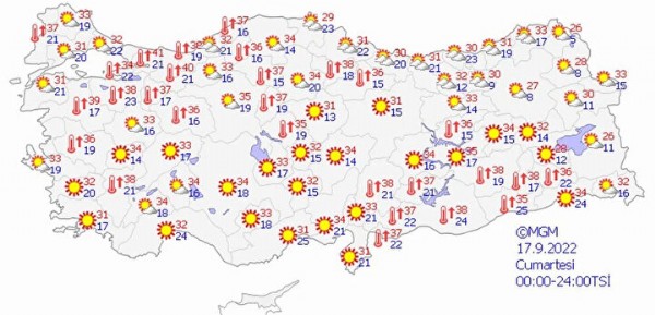 Meteoroloji açıkladı: Hafta sonuna dikkat