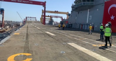 TCG Anadolu Gemisi ilk kez görüntülendi! Savunma Sanayii Başkanı Demir: Bu gurur Türkiye'nin...