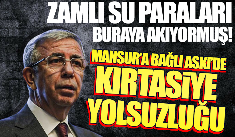 ABB'ye bağlı ASKİ'de kırtasiye malzemesi yolsuzluğu