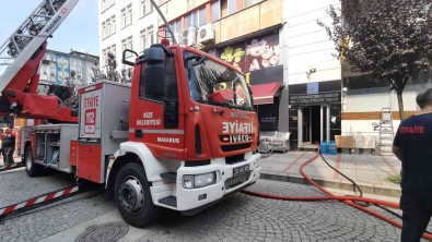 Rize'de Korkutan Yangin