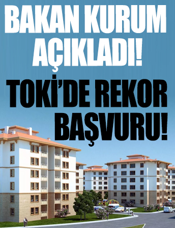 Bakan Kurum'ndan TOKİ sosyal konut açıklaması! Başvurularda yeni rekor
