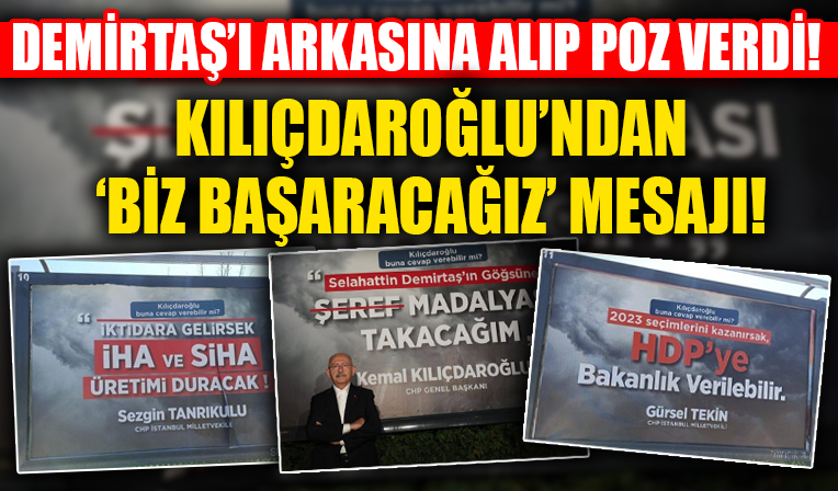 Kemal Kılıçdaroğlu Selahattin Demirtaş'ı arkasına alıp poz verdi! 'Biz barışacağız'