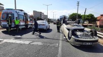 Turgutlu'da Otomobil Takla Atti Açiklamasi 4 Yarali Haberi