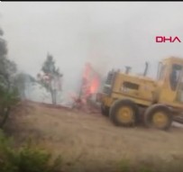 Erzincan’da ormanlık alanda yangın çıktı