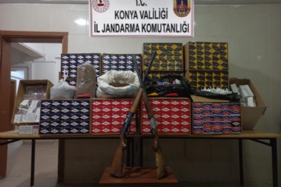 Konya'da 70 bin 200 boş makaron ele geçirildi: 2 gözaltı