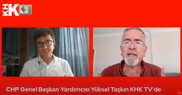 Kılıçdaroğlu'nun KHK vaadi sonrası yeni adım! CHP Genel Başkan Yardımcısı Yüksel Taşkın FETÖ'cülerin yayınına katıldı!