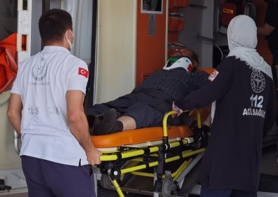 Bursa'da Tir Devrildi