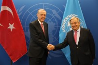 Cumhurbaskani Erdogan, BM Genel Sekreteri Guterres Ile Görüstü