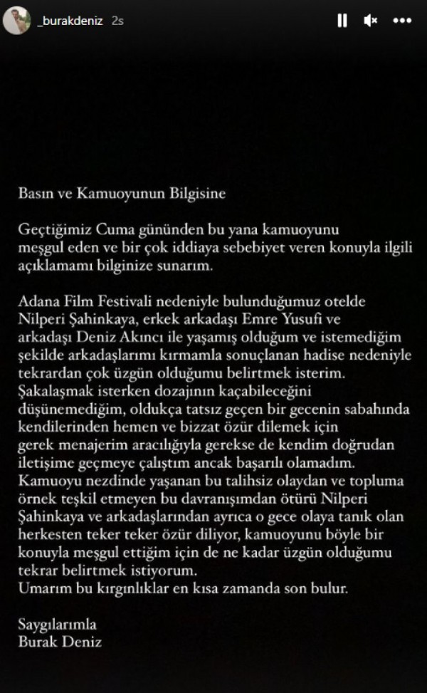 Nilperi Şahinkaya'dan özür diledi