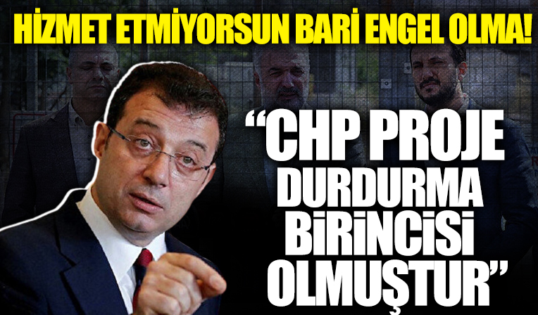 Kabaktepe'den Levazım Tüneli çalışmalarının durdurulmasına tepki: CHP proje durdurma birincisi olmuştur