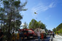Marmaris'teki Orman Yanginina 14 Uçak Ve 35 Helikopter Ile Havadan Müdahale Ediliyor