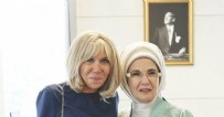 Emine Erdoğan, Fransız First Lady Brigitte Macron ile görüştü