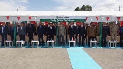 Ercis'te Seker Fabrikasinda Pancar Alim Kampanyasi Basladi