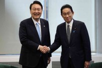 Japonya Ve Güney Kore Liderleri ABD'de Görüstü