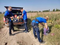 Su Kuyusuna Düsen Av Köpegini AFAD Kurtardi