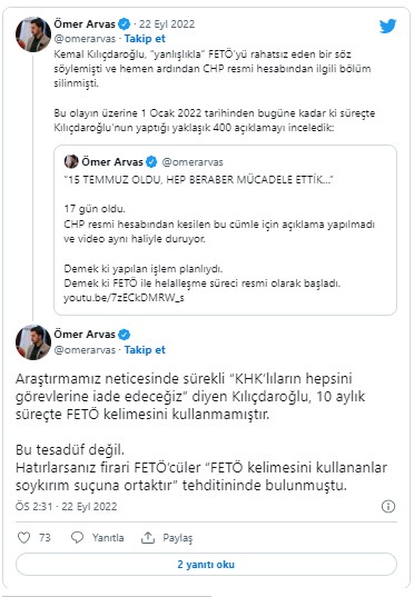 Yüzlerce konuşması incelenen Kılıçdaroğlu'nun bu yıl bir kez bile 'FETÖ' demediği ortaya çıktı!