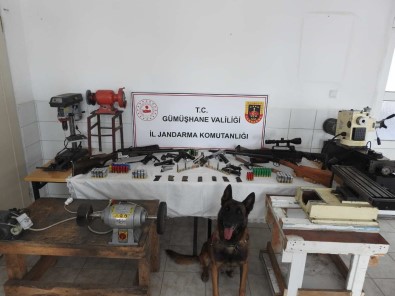 Gümüshane'de Kaçak Silah Imalathanesine Baskin