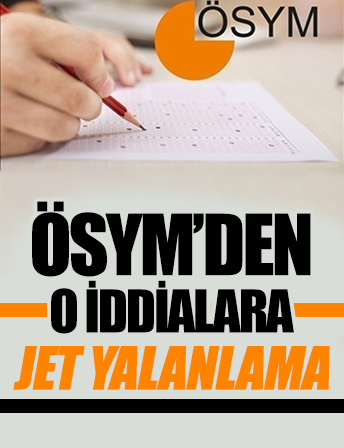 ÖSYM'den poşeti açılmış soru kitapçığı açıklaması