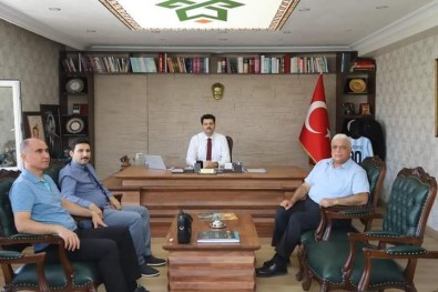 Dis Ticaret Bölge Müdürü Akif Ertekin'den Kaymakam Kurt'a Ziyaret