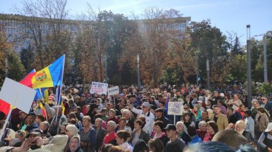 Moldova'da Hükümet Karsiti Protesto