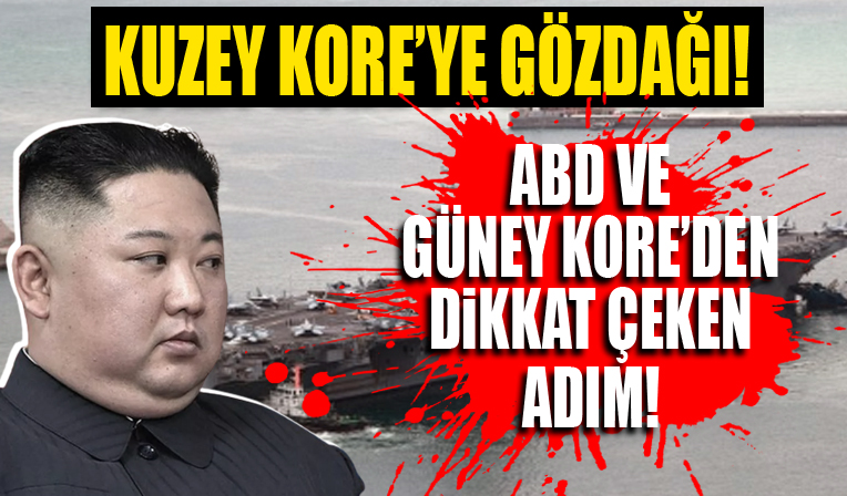 ABD ve Güney Kore'den Kuzey Kore'ye gözdağı!