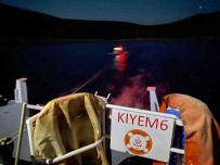 Sürüklenen Tekne KIYEM Ekiplerince Kurtarildi