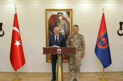 Uzun'dan, J. Albay Yusuf Küçükbasol'a Hayirli Olsun Ziyareti