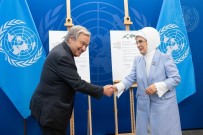 BM Genel Sekreteri Guterres'ten Emine Erdoğan'a 'sıfır atık' teşekkürü Haberi