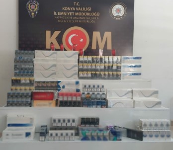 Konya'da 3 Bin 485 Paket Kaçak Sigara Ele Geçirildi