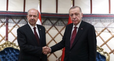 Başkan Erdoğan, KKTC Cumhurbaşkanı Ersin Tatar ile görüştü! Haberi