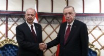 Başkan Erdoğan, KKTC Cumhurbaşkanı Ersin Tatar ile görüştü!