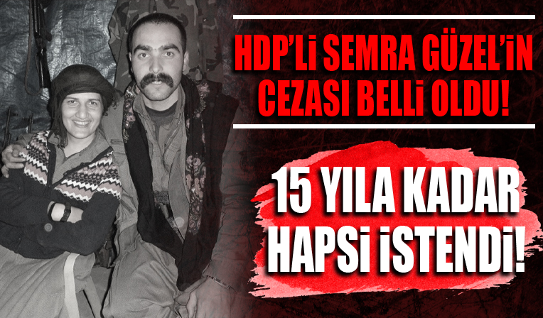 HDP Milletvekili Semra Güzel için istenen ceza belli oldu!