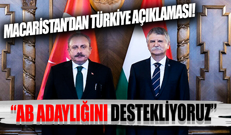 Macaristan Meclis Başkanı: Türkiye'nin AB üyeliğini destekliyoruz