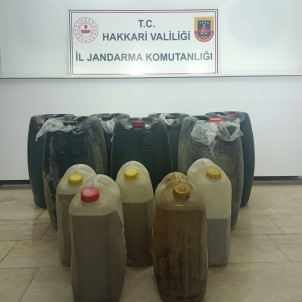 Yüksekova'da 600 Litre Kaçak Akaryakit Ele Geçirildi