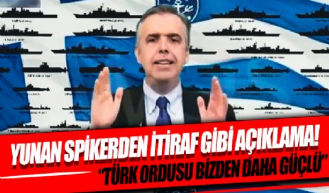 Yunan spiker Theodoratos: Türk ordusu bizden daha güçlü