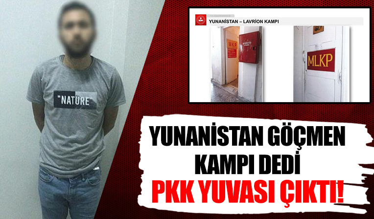 Yunanistan'ın Lavrion Kampı terör örgütü PKK'nın yuvası oldu! Görüntüler ortaya çıktı