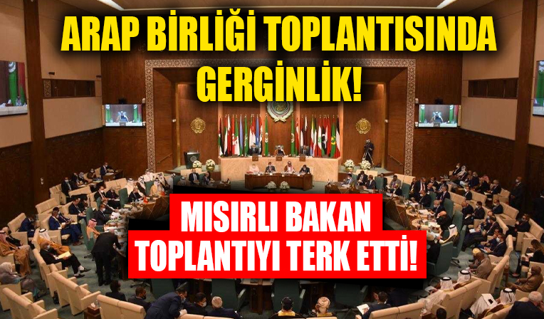 Arap Birliği toplantısında gerginlik! Libya dışişleri bakanı başkan seçilince Mısırlı bakan toplantıyı terk etti!