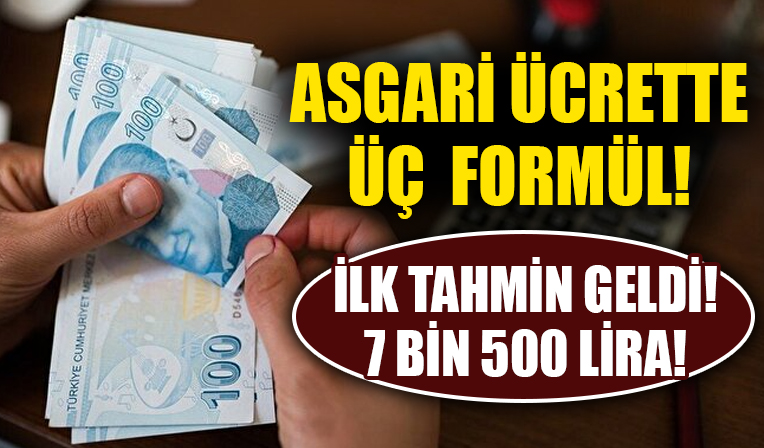 Asgari ücret zammında üç formül! 7 bin 500 lira olacağı tahmin ediliyor...