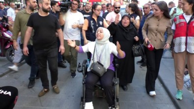 Meral Akşener'e engelli kız ve annesinden tepki