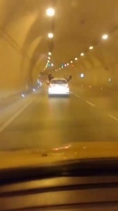 Dolmabahçe Tüneli'nde Tehlikeyi Yilbasi Kutlamasi