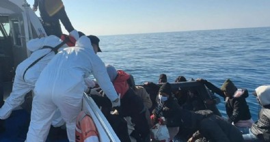 Muğla’da, 65 kaçak göçmen kurtarıldı