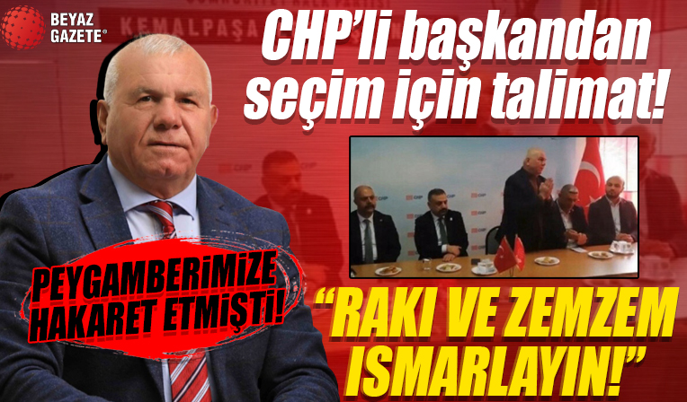 CHP'den seçim çalışması: Rakı ve zemzem ısmarlayın