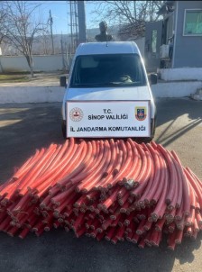 Santiyeden 1,5 Milyon Liralik Bakir Kablo Çalan 6 Kisi Yakalandi