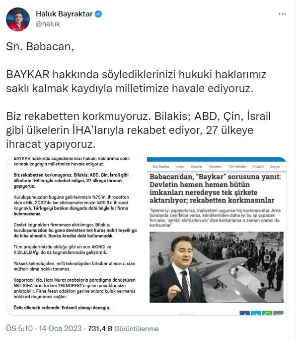 DEVA Partisi'nde toplu 'Bayraktar' istifası!