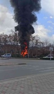 Çiçekçide Çikan Yangin Korkuttu