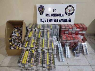 Hatay'da 3 Bin 750 Paket Gümrük Kaçagi Sigara Ele Geçirildi